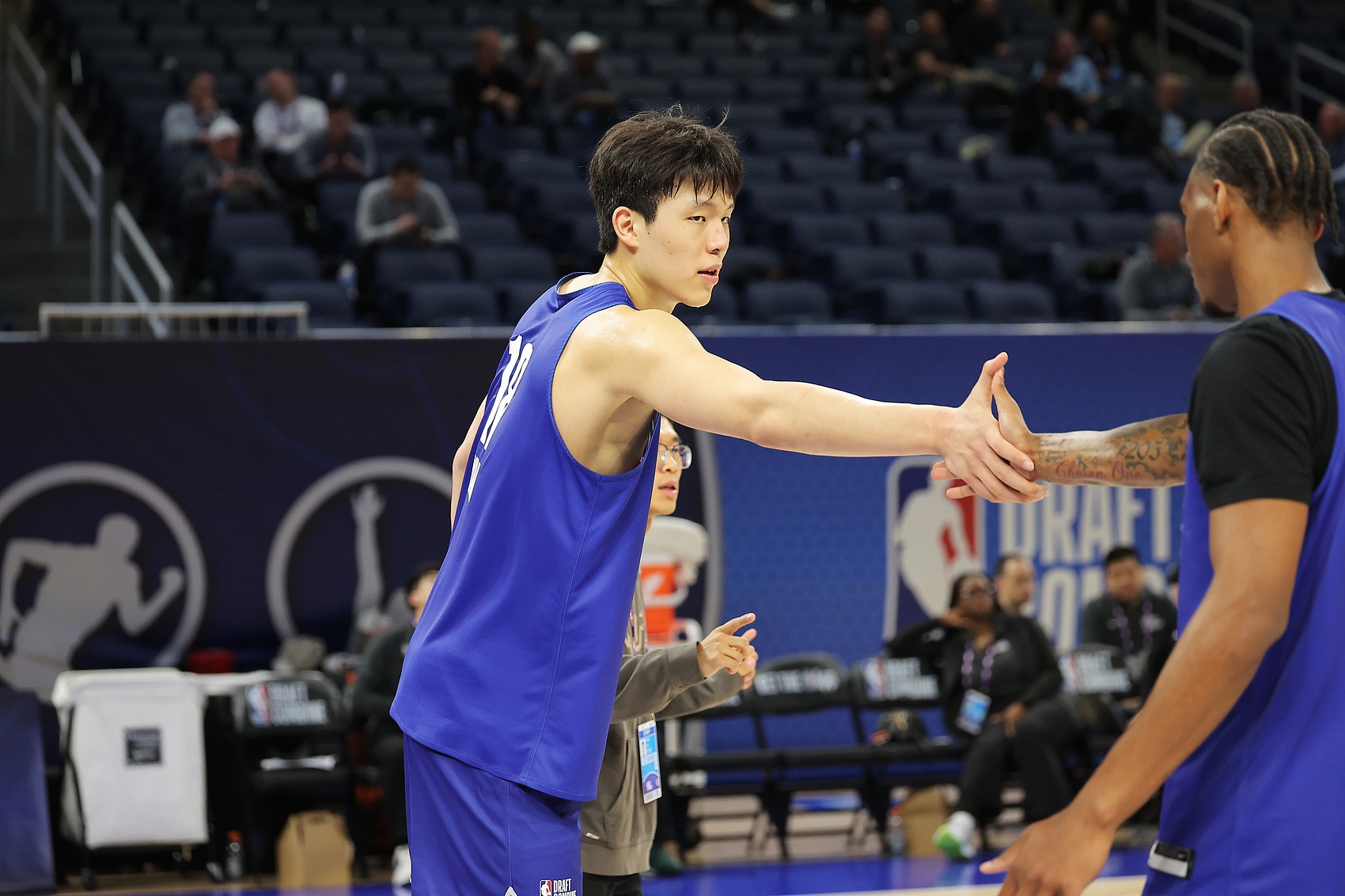 NBA新秀楊瀚森調整試訓節奏 選秀前四天完成全部試訓